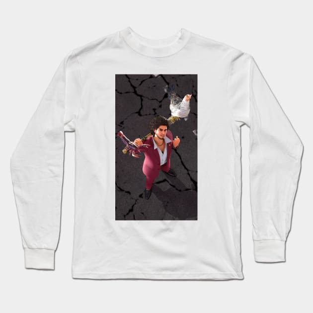 Ichiban Kasuga - Yakuza 7 Long Sleeve T-Shirt by James-Cr